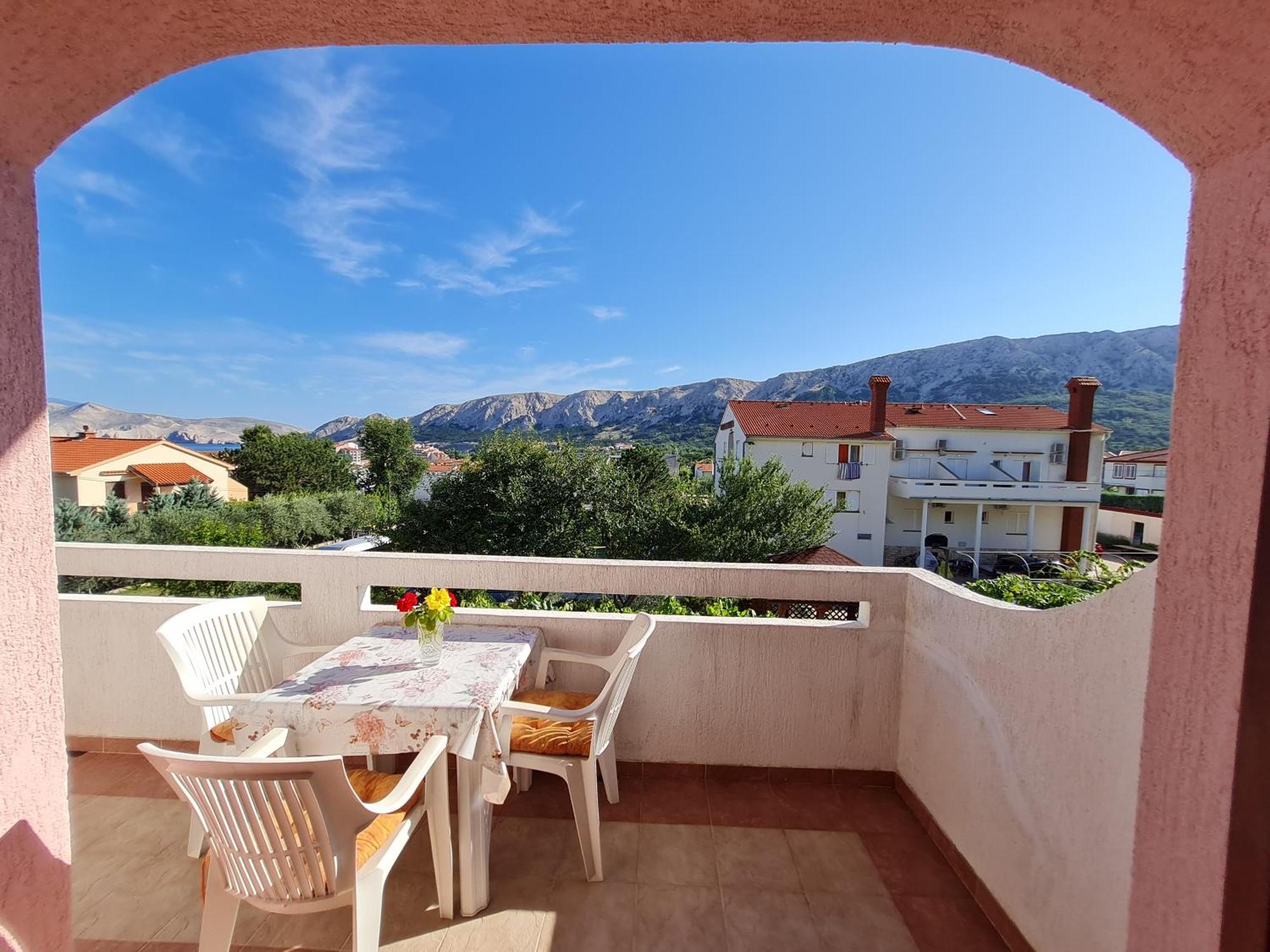 Mirjana F Apartaments Baška Exteriör bild