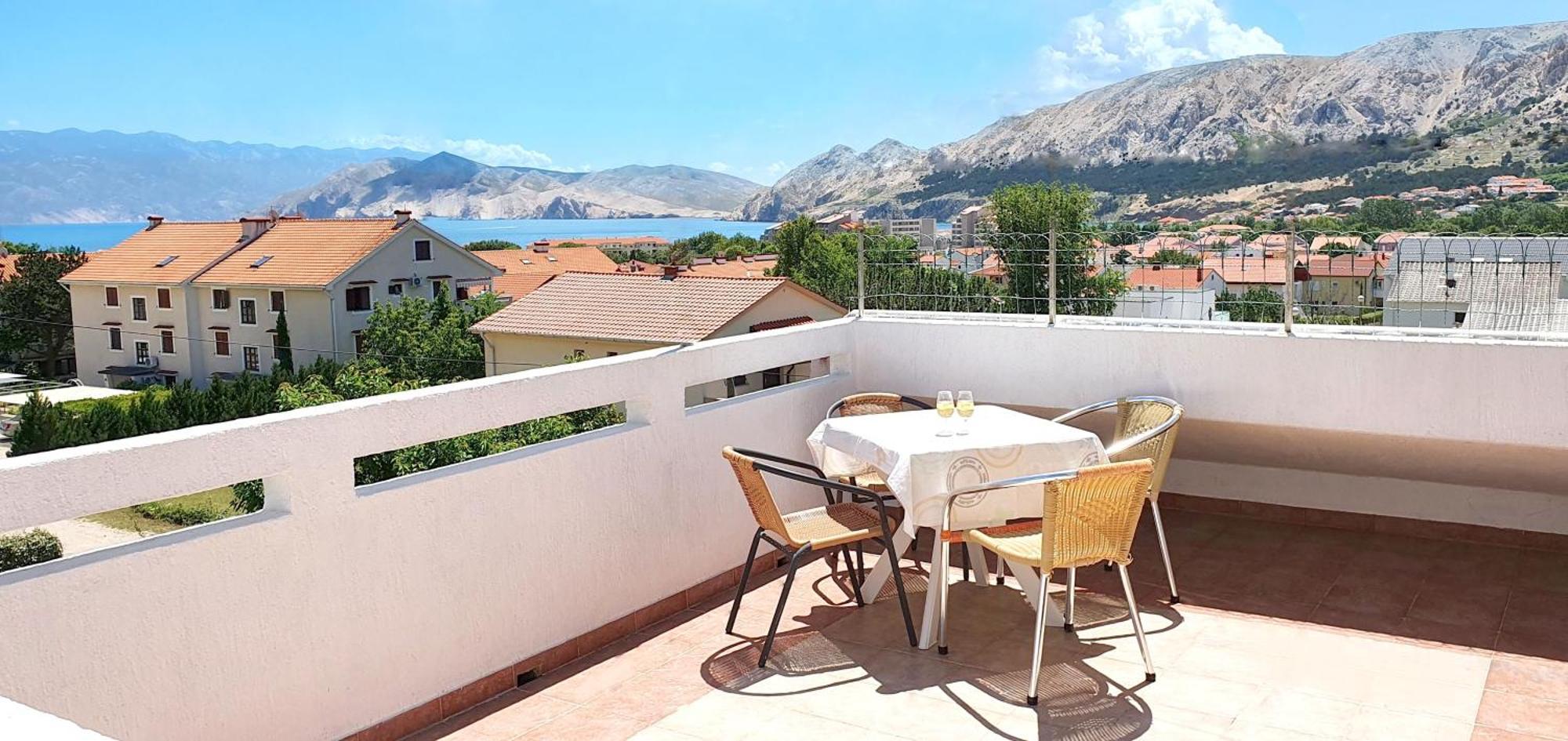 Mirjana F Apartaments Baška Exteriör bild