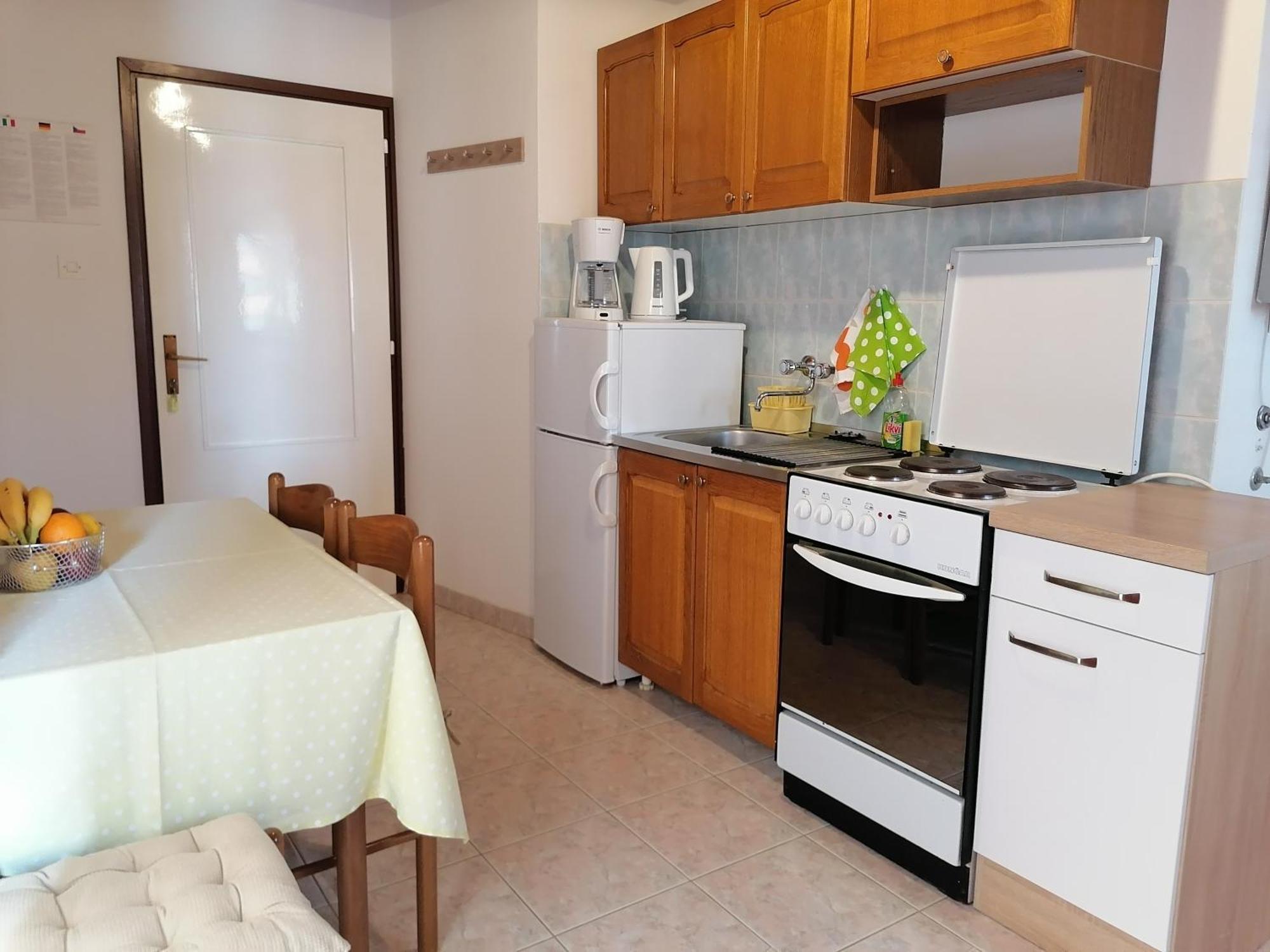Mirjana F Apartaments Baška Rum bild